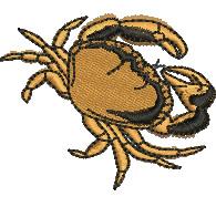 Crab - 4x4 crab beginner-friendly machine embroidery design perfect for Beach Bags