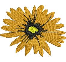 beginner-friendly summer daisy machine embroidery pattern - Daisy for Home Decor
