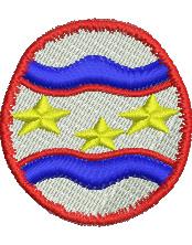 beginner-friendly easter star machine embroidery pattern - Decorated Egg for Uniforms
