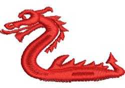 beginner-friendly monster machine embroidery pattern - Dragon for reusable tote bags
