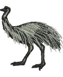 bird beginner-friendly machine digital embroidery - Emu perfect for Outdoor Decor