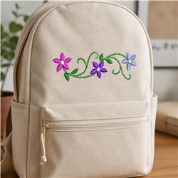 Flowers - 5x7 flower beginner-friendly machine embroidery design for Table Linens