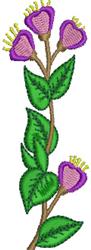 Flowers - 4x4 leaf beginner-friendly embroidery design for decorative pillow covers