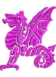 Griffin - 4x4 monster beginner-friendly embroidery design for Costume Accessories