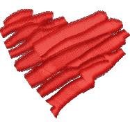 quick stitch valentine heart machine embroidery pattern - Heart for reusable tote bags