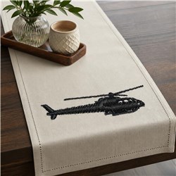 quick stitch helicopter machine embroidery pattern - Helicopter for Aviation Apparel