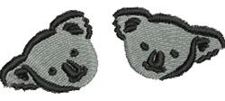 bear beginner-friendly machine embroidery - Koalas perfect for Kids Clothing