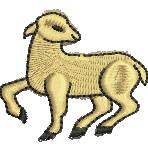 quick stitch lamb machine digital embroidery pattern - Lamb perfect for Nursery Decor