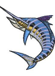 marlin beginner-friendly machine embroidery - Marlin perfect for Tackle Boxes