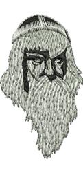Merlin - 4x4 merlin detailed machine embroidery design perfect for reusable tote bags