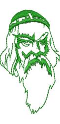 quick stitch merlin machine embroidery pattern - Merlin for decorative pillow covers