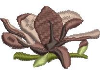 leaf beginner-friendly machine digital embroidery - Orchid perfect for Weddings