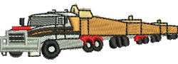 train beginner-friendly machine embroidery - Road Train perfect for reusable tote bags