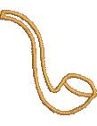 Smoking Pipe - 4x4 pipe quick stitch embroidery design for patchwork quilt blocks
