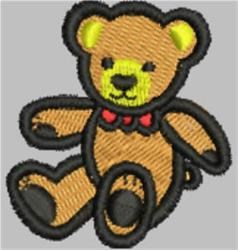 beginner-friendly bear machine embroidery pattern - Teddy Bear for decorative pillow covers