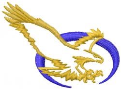 bird quick stitch machine embroidery - Eagle perfect for decorative pillow covers