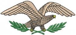 Eagle - 4x4 bird beginner-friendly machine embroidery design perfect for Hiking Gear
