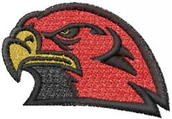 Hawk - 4x4 bird beginner-friendly machine embroidery design perfect for Jackets