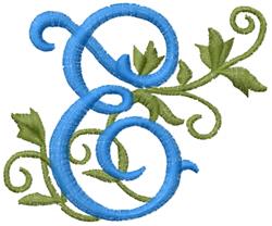 Ivy E - 4x4 leaf beginner-friendly machine embroidery design for reusable tote bags