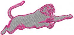 cat beginner-friendly machine embroidery - Leaping Cat perfect for Kids Clothing