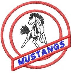 Mustangs - 4x4 mustang beginner-friendly embroidery design for Sports Jerseys