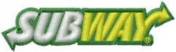beginner-friendly subway machine digital embroidery pattern - Subway perfect for caps