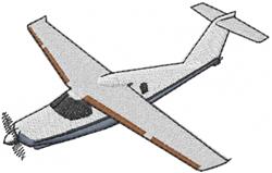 White Plane - 4x4 plane beginner-friendly embroidery design for decorative pillow covers