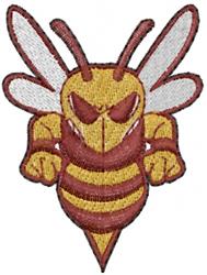 beginner-friendly yellowjacket machine embroidery pattern - Yellowjacket for Backpacks