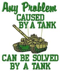 Any Problem - 4x4 problem detailed embroidery design for Patches for biker vests
