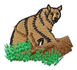 bear beginner-friendly machine embroidery - Bear perfect for patchwork quilt blocks