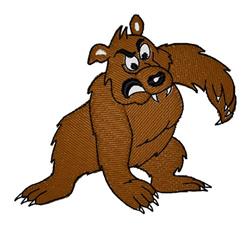 Bear - 4x4 bear beginner-friendly embroidery design for decorative pillow covers