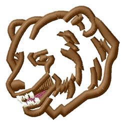 beginner-friendly bear machine embroidery pattern - Bear Head for party decorations