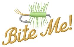 Bite Me - 4x4 bite beginner-friendly machine embroidery design for kitchen tea towels