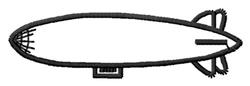 blimp quick stitch machine embroidery - Blimp perfect for patchwork quilt blocks