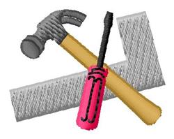 Carpentry Tools - 4x4 tool quick stitch embroidery design for patchwork quilt blocks