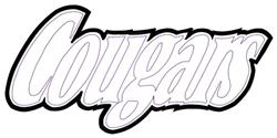 detailed cougar machine embroidery pattern - Cougars for decorative pillow covers
