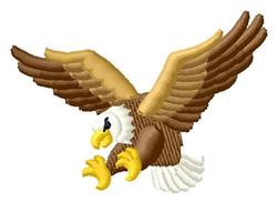 beginner-friendly bird machine embroidery pattern - Eagle perfect for backpacks