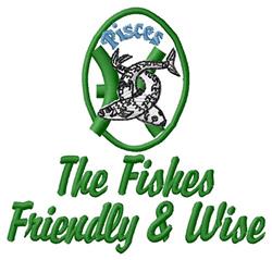 Friendly & Wise - 4x4 wise detailed machine embroidery design for cute baby onesies