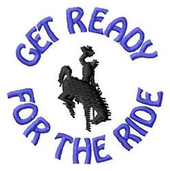 Get Ready - 4x4 ready quick stitch machine embroidery design for reusable tote bags