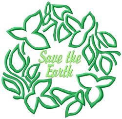 Save the Earth Logo Embroidery Design – Blasto Stitch