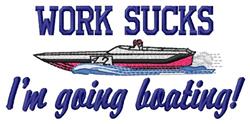 boating detailed machine digital embroidery - Going Boating perfect for kitchen aprons