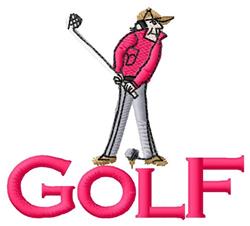 beginner-friendly golf machine embroidery pattern - Golf perfect for Golf Shirts