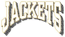Jackets - 5x7 jacket quick stitch machine embroidery design for patchwork quilt blocks