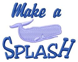 Make Splash - 4x4 splash beginner-friendly embroidery design for reusable tote bags