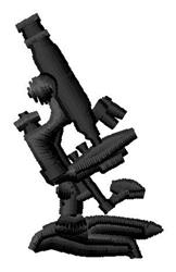 Detailed microscope in black, showcasing intricate structure, dynamic angle, ideal for academic settings.