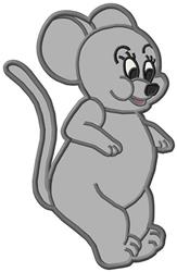 detailed mouse machine embroidery pattern - Mouse perfect for decorative pillow covers