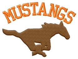 Mustangs - 4x4 mustang beginner-friendly embroidery design for reusable tote bags