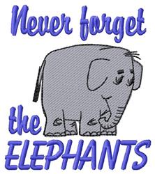 forget detailed machine digital embroidery - Never Forget perfect for Lunch boxes