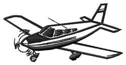Plane - 4x4 plane beginner-friendly machine embroidery design for Travel Bags