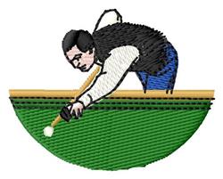 player beginner-friendly machine embroidery - Pool Player for Athletic Apparel